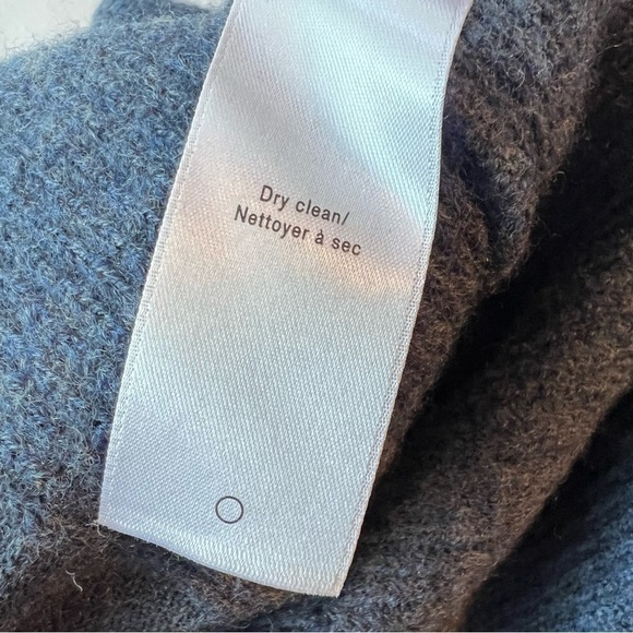 Rag & Bone Merino Wool Pullover knit Sweater V Neck Blue Sz XXS Thick Warm - Picture 14 of 14